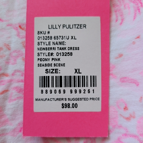 Lilly Pulitzer knee length bodycone dress. Reposhing, too large on me. NWT - Picture 10 of 11